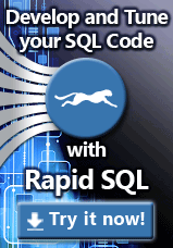 Try Rapid SQL Now