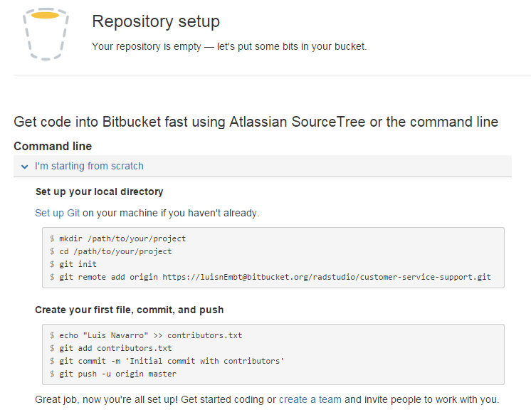 02 - Repository setup 1 - Starting from scratch